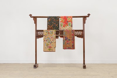 Lot 88 - A group of batik resist-dyed textiles