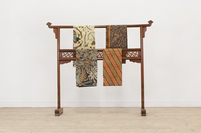 Lot 89 - A group of batik resist-dyed textiles