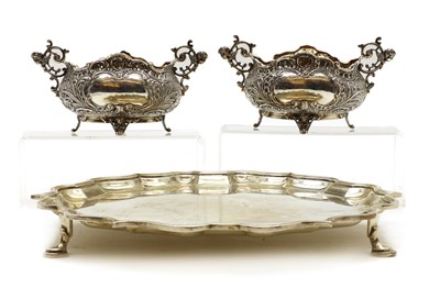 Lot 29 - A silver salver