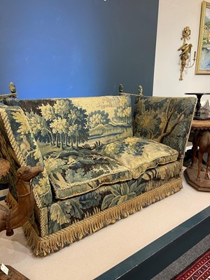 Lot 477 - A two-seater ‘Knole’ sofa