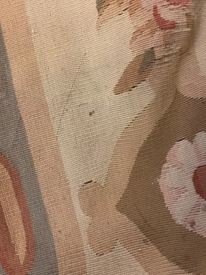 Lot 482 - A flat-weave carpet of Aubusson design