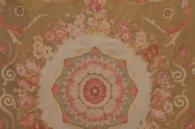 Lot 482 - A flat-weave carpet of Aubusson design