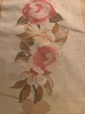 Lot 482 - A flat-weave carpet of Aubusson design