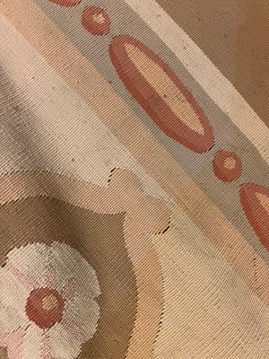 Lot 482 - A flat-weave carpet of Aubusson design