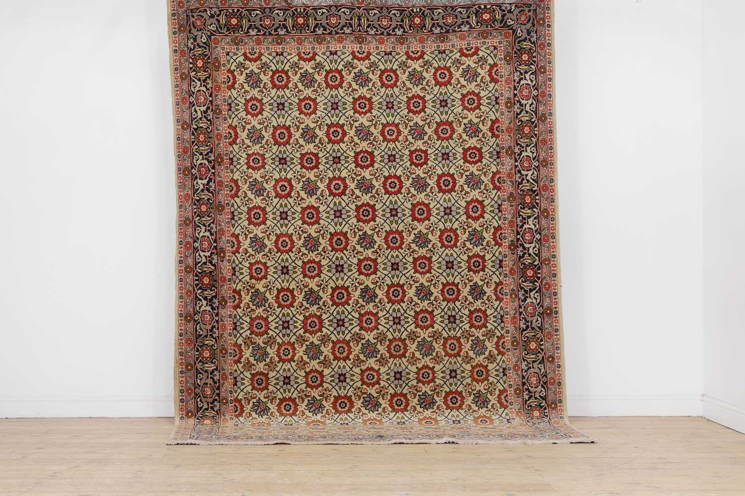 Lot 491 - A Persian wool rug