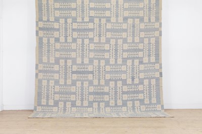 Lot 164 - A kilim wool carpet of mid-century Scandinavian design