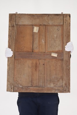 Lot 111 - A Louis XVI painted mirror