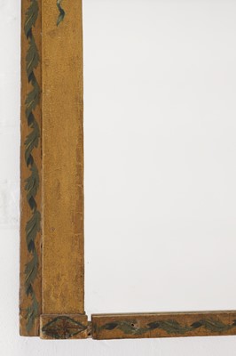 Lot 111 - A Louis XVI painted mirror