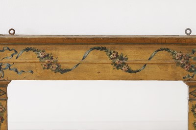 Lot 111 - A Louis XVI painted mirror