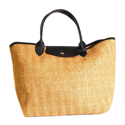 Lot 1506 - A Longchamp hessian tote