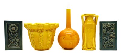Lot 88 - A collection of Burmantofts pottery