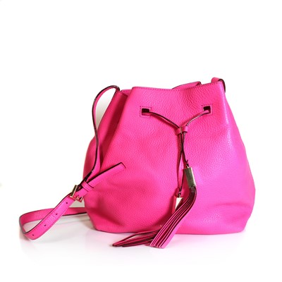 Lot 1529 - A Kate Spade hot pink bucket bag
