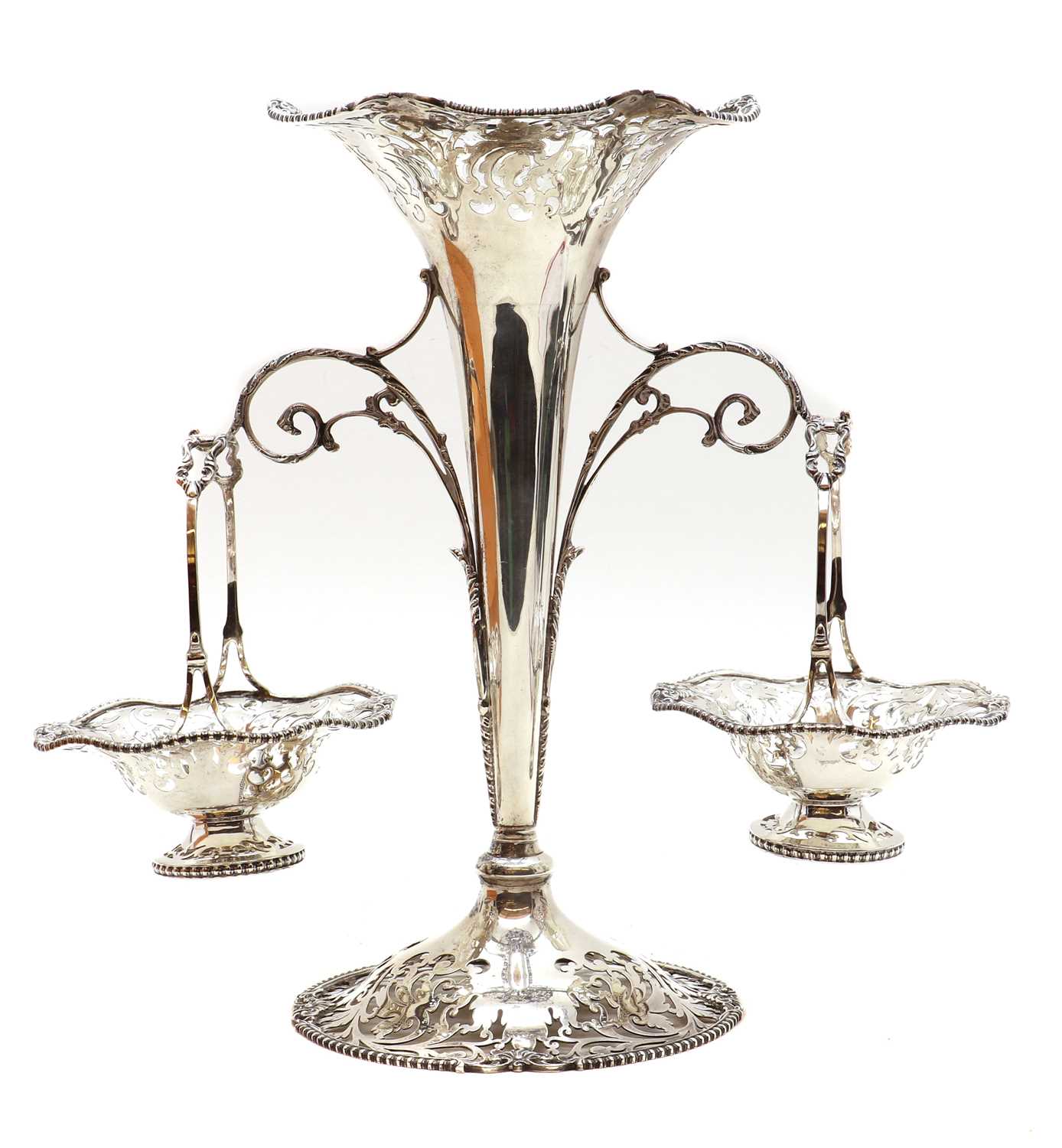 Lot 3 - A silver epergne