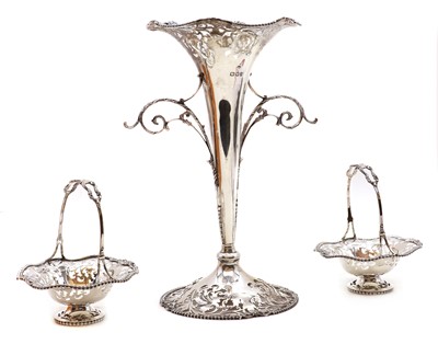 Lot 3 - A silver epergne