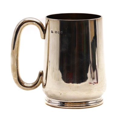 Lot 18 - A silver mug