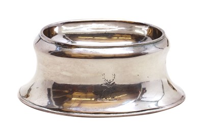 Lot 10 - A pair of George II silver trencher salts