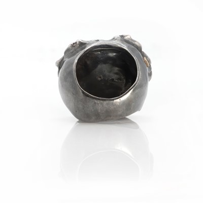 Lot 1094 - A silver diamond set cloud ring by Rosa Maria Sarl, Beirut and Lebanon