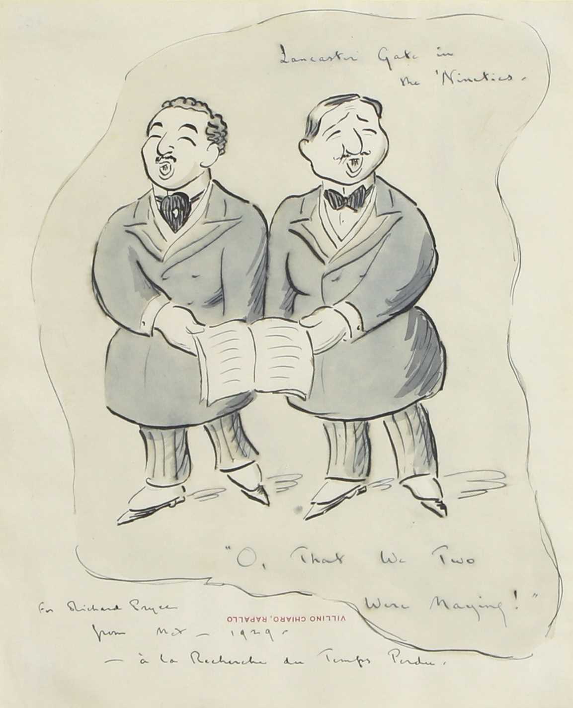 Lot 59 - Max Beerbohm (1872-1956)