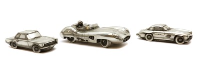 Lot 237 - A collection of Compulsion Gallery Pewter model cars