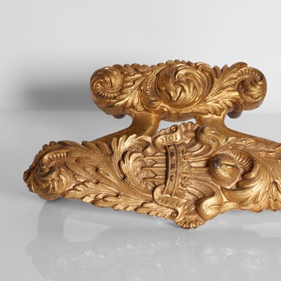 Lot 88 - A gilt-bronze door handle