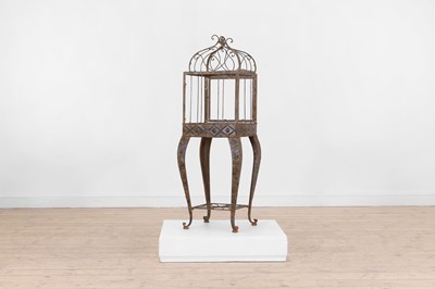 Lot 51 - A metal terrarium