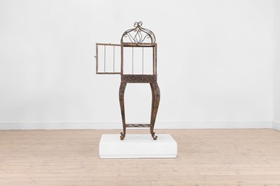 Lot 51 - A metal terrarium