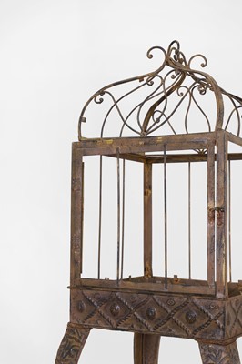 Lot 51 - A metal terrarium