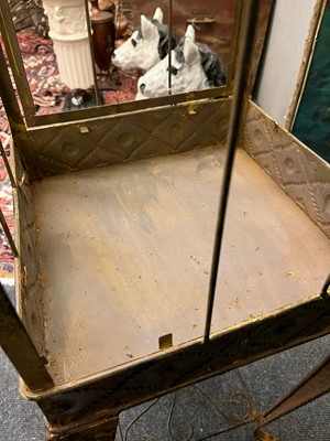 Lot 51 - A metal terrarium