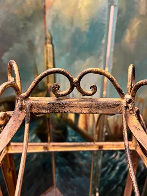 Lot 51 - A metal terrarium