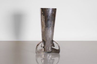 Lot 93 - A Tudric pewter vase