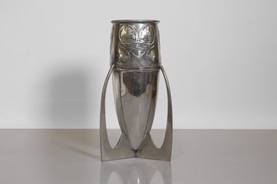 Lot 94 - A 'Tudric' pewter vase