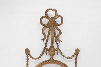 Lot 19 - A George III gilt-gesso pier mirror