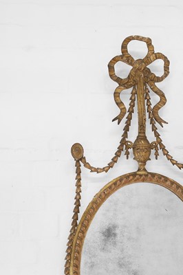 Lot 19 - A George III gilt-gesso pier mirror
