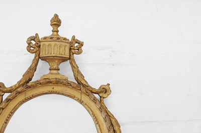 Lot 123 - A pair of Gustavian-style carved giltwood girandoles