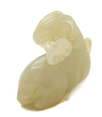 Lot 139 - A Chinese jade carving