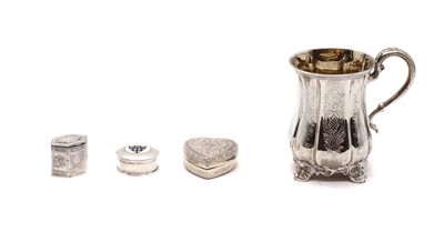 Lot 8 - A Victorian silver Christening mug