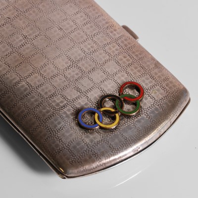 Lot 303 - Olympic Sporting History: a German silver cigarette case