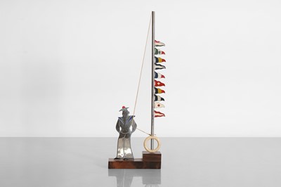 Lot 137 - A French 'sailor boy' glass marker set