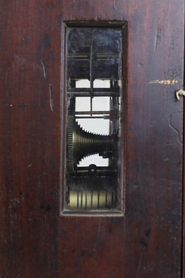 Lot 34 - A George III mahogany cased bracket clock