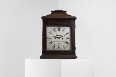 Lot 34 - A George III mahogany cased bracket clock
