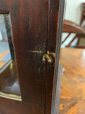 Lot 34 - A George III mahogany cased bracket clock