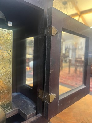 Lot 34 - A George III mahogany cased bracket clock