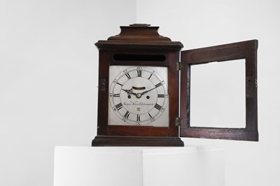 Lot 34 - A George III mahogany cased bracket clock