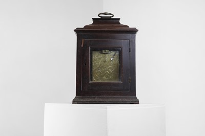 Lot 34 - A George III mahogany cased bracket clock