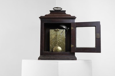Lot 34 - A George III mahogany cased bracket clock
