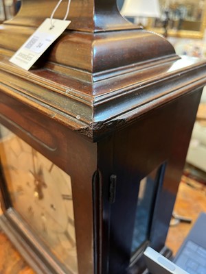 Lot 34 - A George III mahogany cased bracket clock
