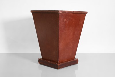 Lot 172 - A leather wastepaper basket