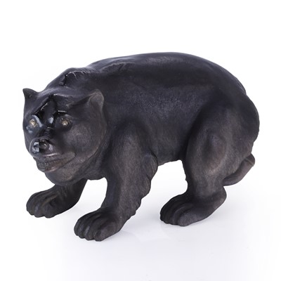 Lot 275 - A hardstone model of a bear, probably by Fabergé, c.1900