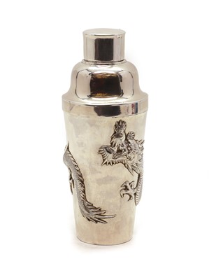 Lot 14 - A Chinese silver cocktail shaker