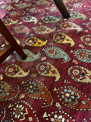Lot 45 - A large Persian Bidjar wool runner
